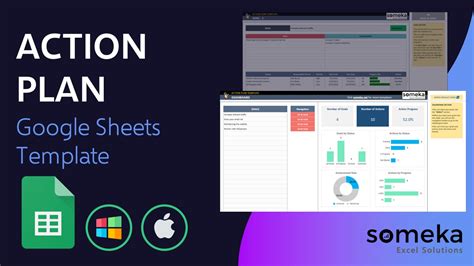 Action Plan Google Sheets Template | Business Action Plan