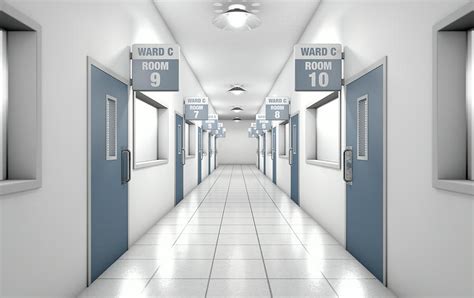 Hospital Hallway Digital Art by Allan Swart - Pixels