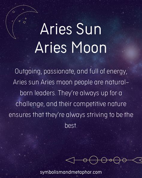 12 Aries Sun Aries Moon Personality Traits