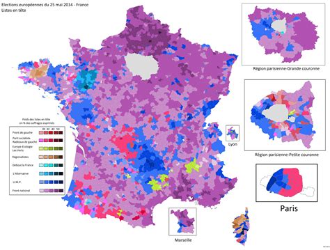 France. European Parliament Election 2014 | Electoral Geography 2.0