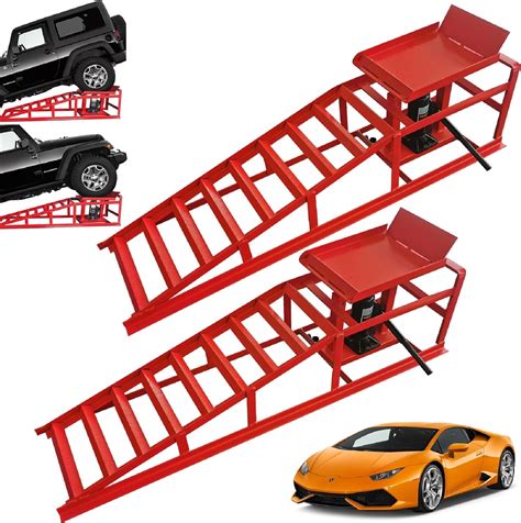 Amazon.com: SuxiDi 2PCS Auto Car Truck Service Ramps Lifts, 10000lbs ...