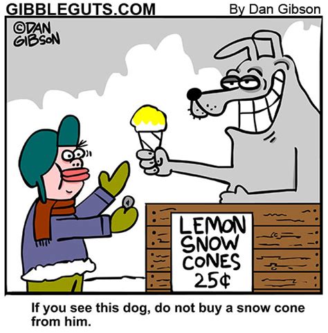 Yellow Snow Cone Vendor – Gibbleguts COMICS