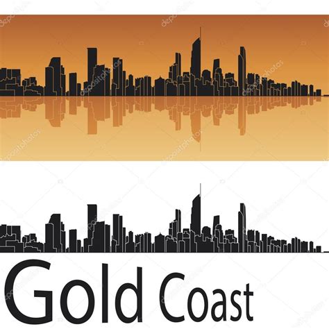 Gold Coast skyline — Stock Vector © paulrommer #20489977