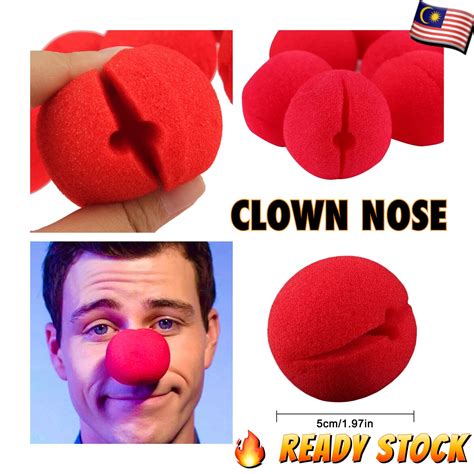 Clown Red Nose. Hidung Badut. Clown Costume Accessories | Lazada