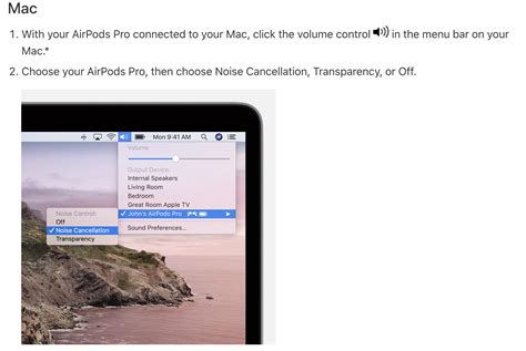AirPods Pro noise cancelling option not s… - Apple Community