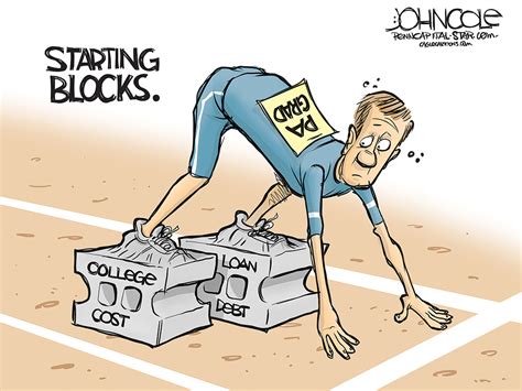 Pa.'s student debt stumbling blocks | Editorial Cartoon • Pennsylvania ...