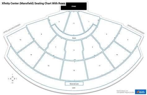 Xfinity Center Mansfield Seating Chart With Rows – Two Birds Home