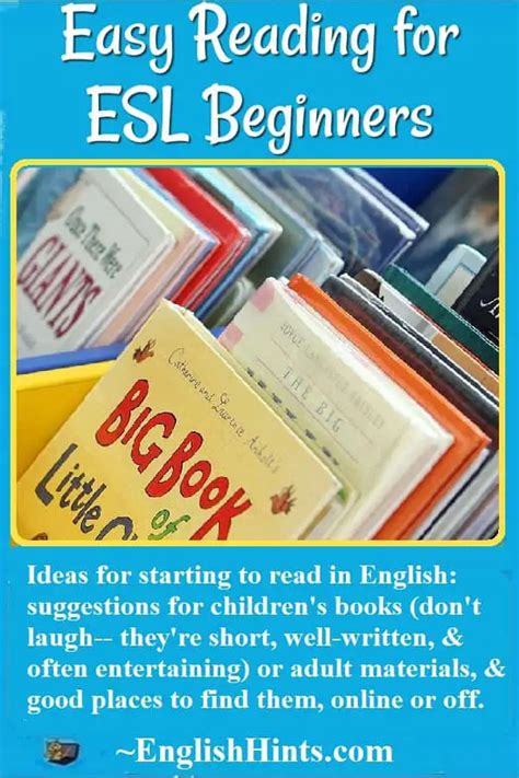 Easy Reading for ESL Beginners: Good Books to Start with