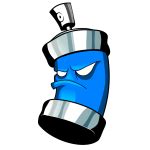 Spray can cartoon image | Free SVG