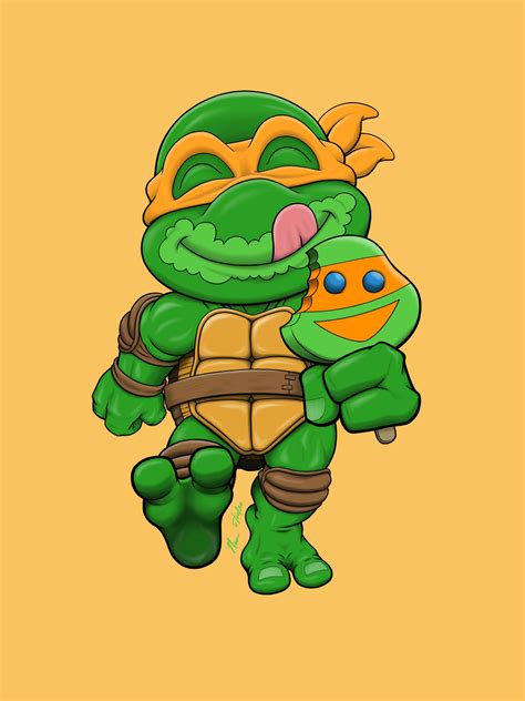 Teenage Mutant Ninja Turtles Drawings Mikey