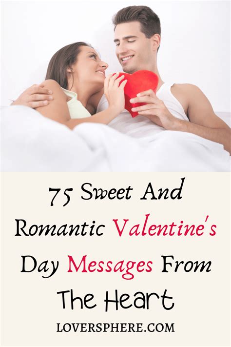 75 Romantic Valentine Love Messages - Lover Sphere | Valentine love ...