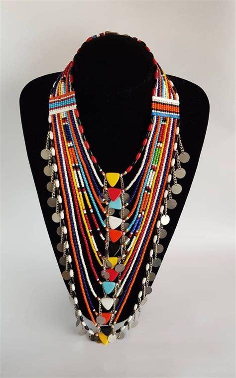 Maasai Wedding Necklace African Wedding Jewelry African - Etsy | Collier de mariage, Bijoux ...