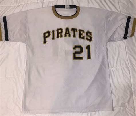 Vintage Pittsburgh Pirates Baseball 21 Jersey Free Shipping | Etsy