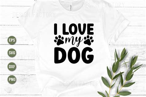 I Love Dogs SVG Graphic by Design Factory · Creative Fabrica