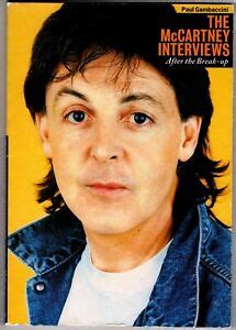 PAUL McCARTNEY Interviews 1976/1996 book Paul Gambaccini THE BEATLES ...