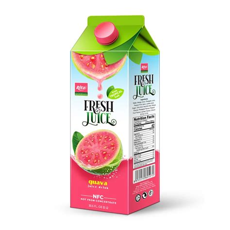 Fruit Juice: Guava Juice Drink 1L Paper Box Rita Brand