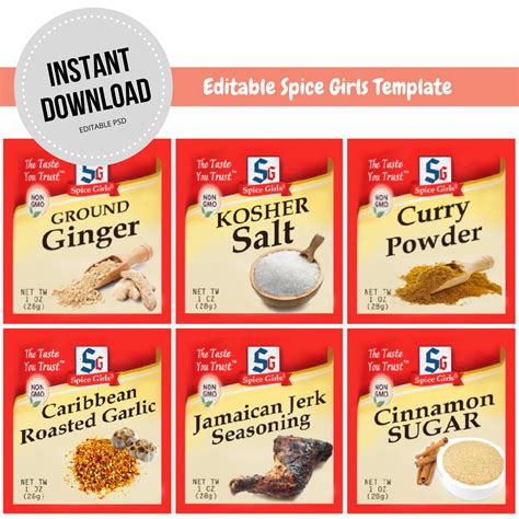 Free Printable Mccormick Spice Labels - Printable Templates