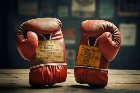 Premium Photo | Vintage boxing gloves