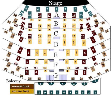 Arizona Broadway Theatre Seating Chart