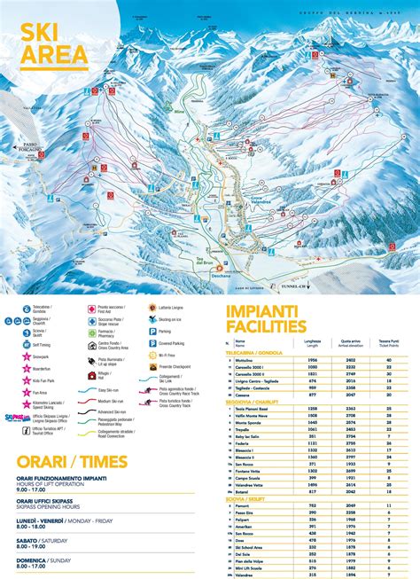 Livigno piste map - Ontheworldmap.com