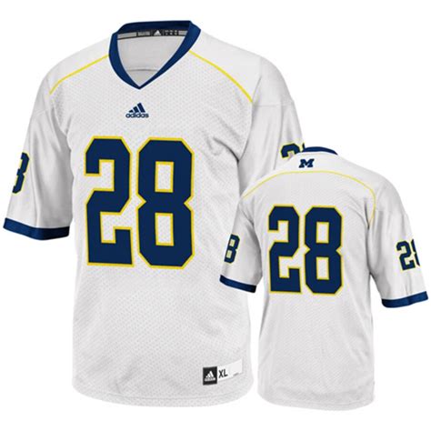 adidas Michigan Wolverines Football White Premier Football Jersey