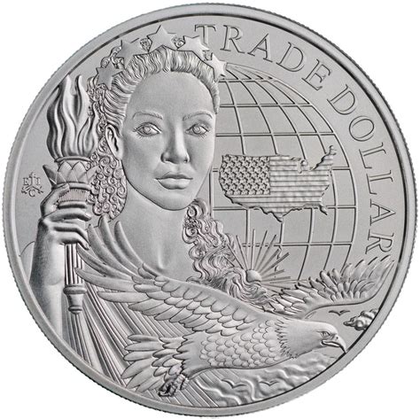 Silver Ounce 2023 Modern United States Trade Dollar, Coin from Saint ...