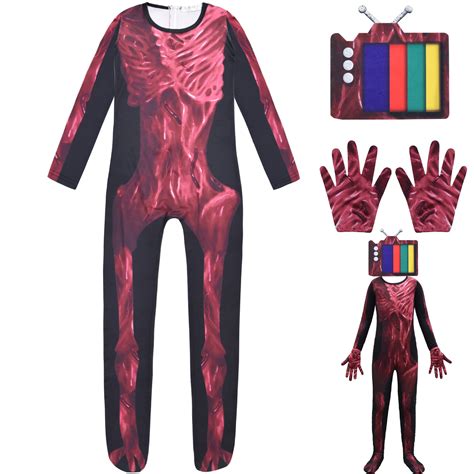 Siren Head Cosplay Costume Onesie with Mask Gloves Halloween Outfits - GetLoveMall cheap ...