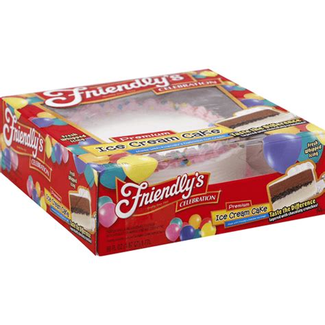 Friendlys Ice Cream Cake, Premium, Celebration | Ice Cream | My Country ...