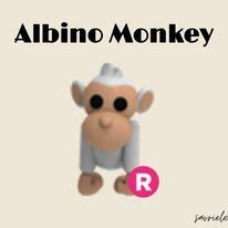 ALBINO MONKEY - ADOPT ME PET - LEGENDARY PET, Video Gaming, Gaming ...