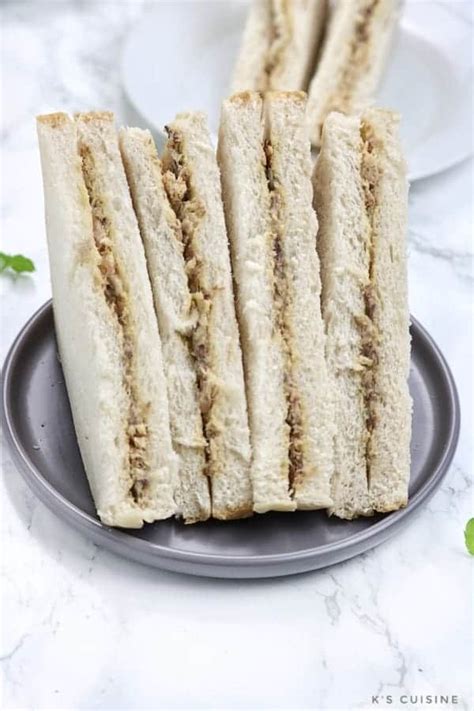 Sardine Sandwich Recipe | School Lunch Sandwich - K's Cuisine Plus