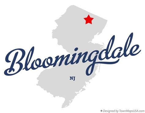 Map of Bloomingdale, NJ, New Jersey