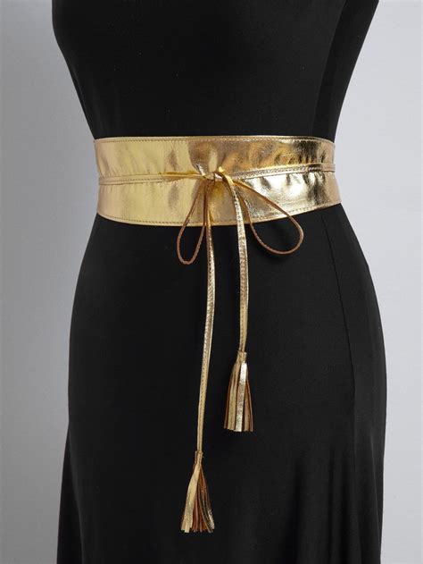 Gold Waist Belt, Metallic Leather Obi Belt, Wide Gold Belt, Gold Bridesmaid Belt. All Sizes ...