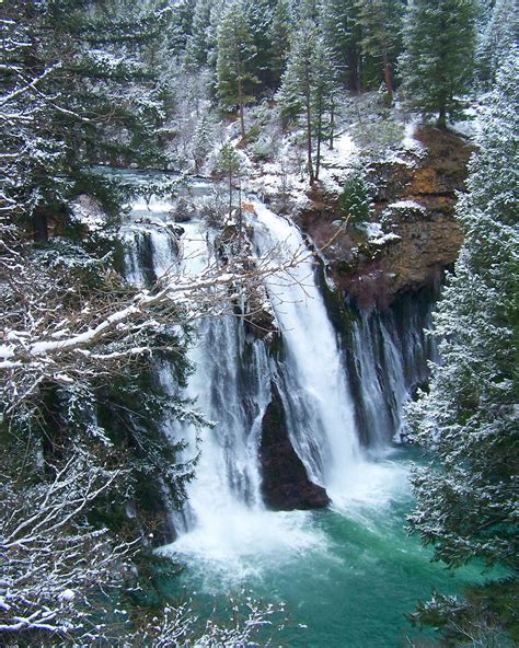 Burney Falls Winter | Burney falls, Scenery, Winter