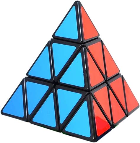 TOYESS Pyramid Triangle Puzzle Cube, Pyraminx Speed Cube, Brain Teasers Toys for Kids Toddlers ...