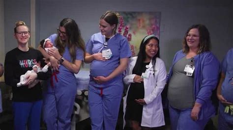 11 members of Norton Healthcare's staff expecting babies