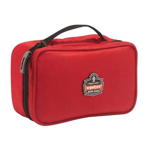 Arsenal Red Zippered Tool Bag 7.5-in x 5-in x 2-in Polyester Small Size in the Tool Bags ...