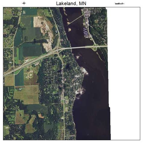 Aerial Photography Map of Lakeland, MN Minnesota