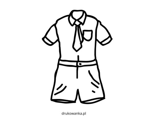 Coloring Book School Uniform for Boy to print and online