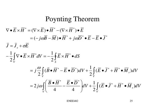 Poynting Vector Equation - Photos