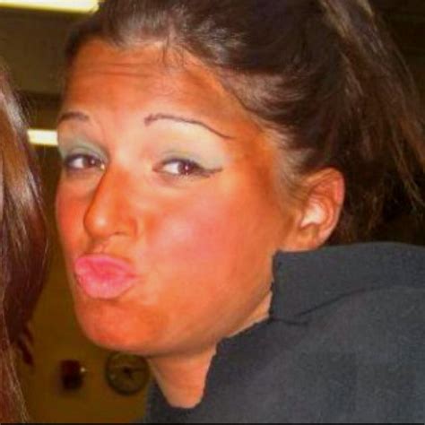 dorito tan and duck face HA | Bad eyebrows, Fake tan, Tan fail