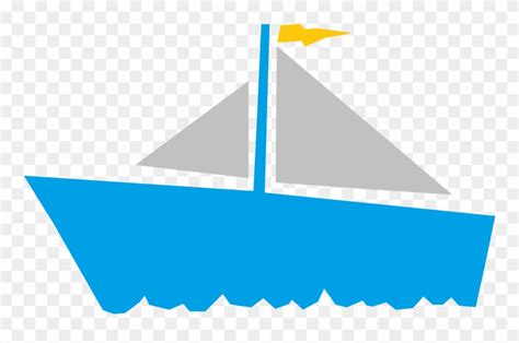 Sailing Boat Clipart Blue Sailboat - Clip Art - Png Download (#18663) - PinClipart