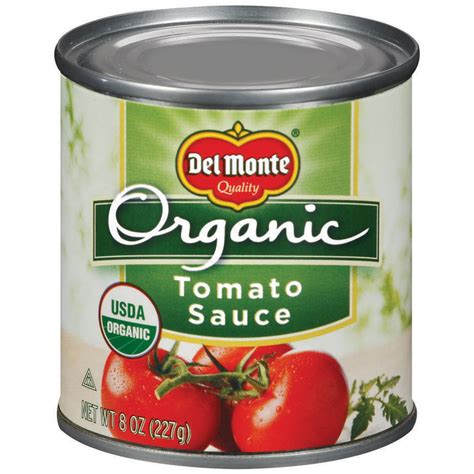 Del Monte Organic Tomato Sauce 8 oz. Can - Walmart.com