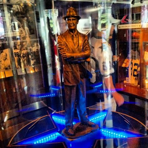 Tom Landry statue - Dallas Cowboys exhibit - State Fair of Texas | Tom ...