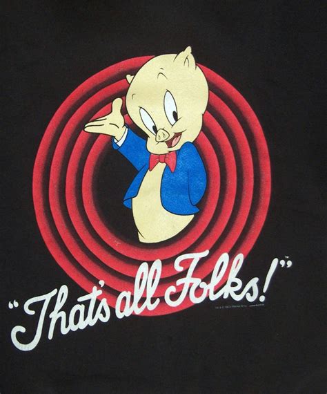 Download Porky Pig That's All Folks Wallpaper | Wallpapers.com