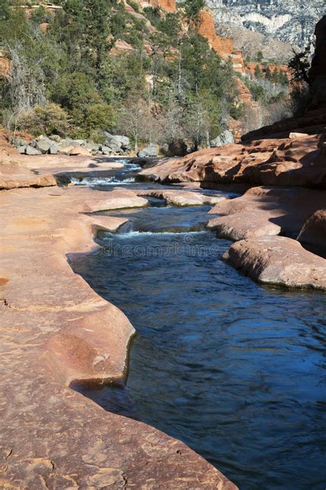 Oak Creek at Rock Slide State Park in the Coconino National Fore Stock ...