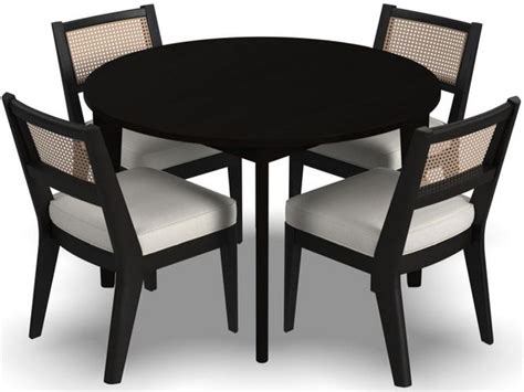homestyles® Brentwood 5-Piece Black Round Dining Set | Great Rooms Furniture and Mattresses