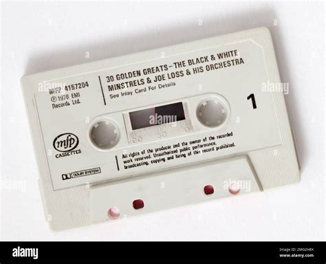 Black and White Minstrels Greatest Hits Music Cassette Stock Photo - Alamy