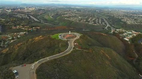 Aerial of Mount Soledad, La Jolla | San Diego Real Estate - YouTube