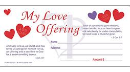 Church Love Offering Envelopes Pkg of 100