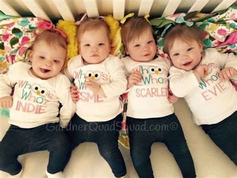 Gardner quads | Triplets, Multiple births, Quadruplets